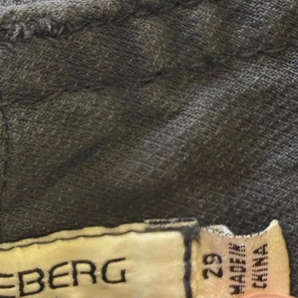 J.Lindeberg Stockholm Cargo Pants Buckle Strap Utility Pockets Slim Fit Black 29